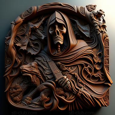 3D модель Игра Герои меча и магии III Тень смерти (STL)